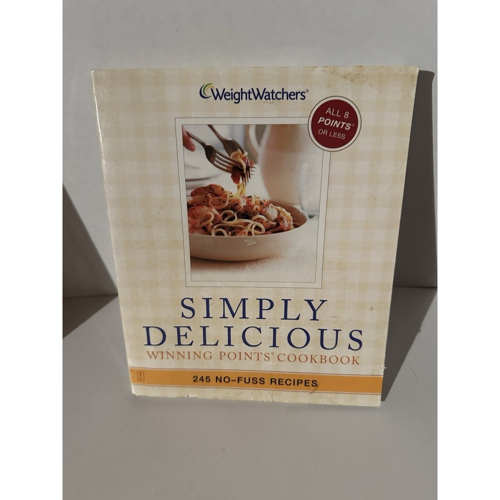 Weight Watchers Simply Delicious 8 Point Cook Book 2002 1st Edition Paperback